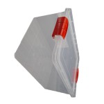 Cutie dreptunghiulara pentru alimente, capacitate 15 l, transparenta, model MS01